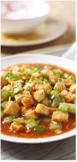 丝瓜炒豆腐的做法