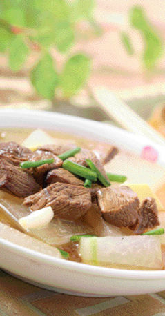 冬瓜炖牛肉的做法