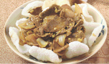 虾香牛肉片的做法