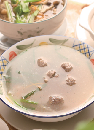 肉丸三丝汤的做法