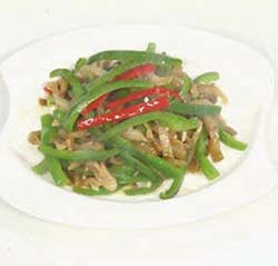 彩椒炒榨菜的做法