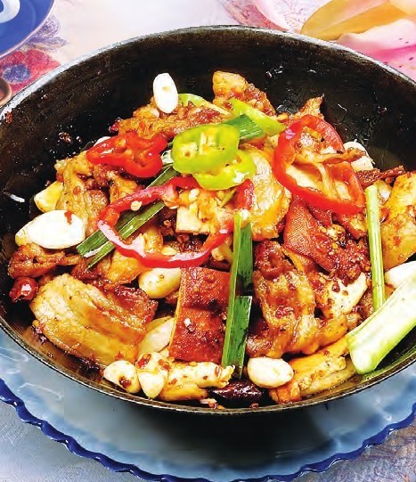 干锅农家肉的做法