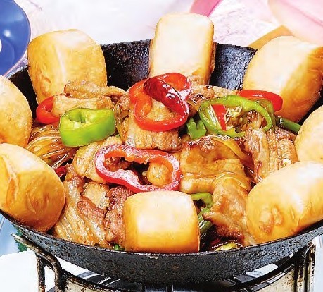 香馍小炒肉的做法