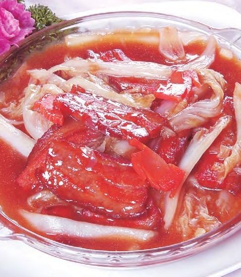 白菜烧五花肉的做法