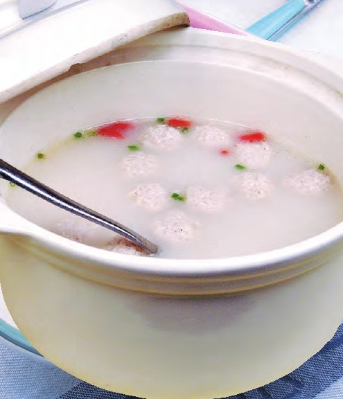 枸杞酸菜肉丸的做法