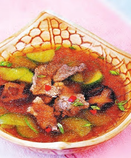 瘦肉香菇黄瓜汤的做法