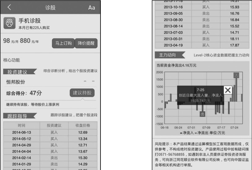 3.3 通过手机APP分析股票盘口信息