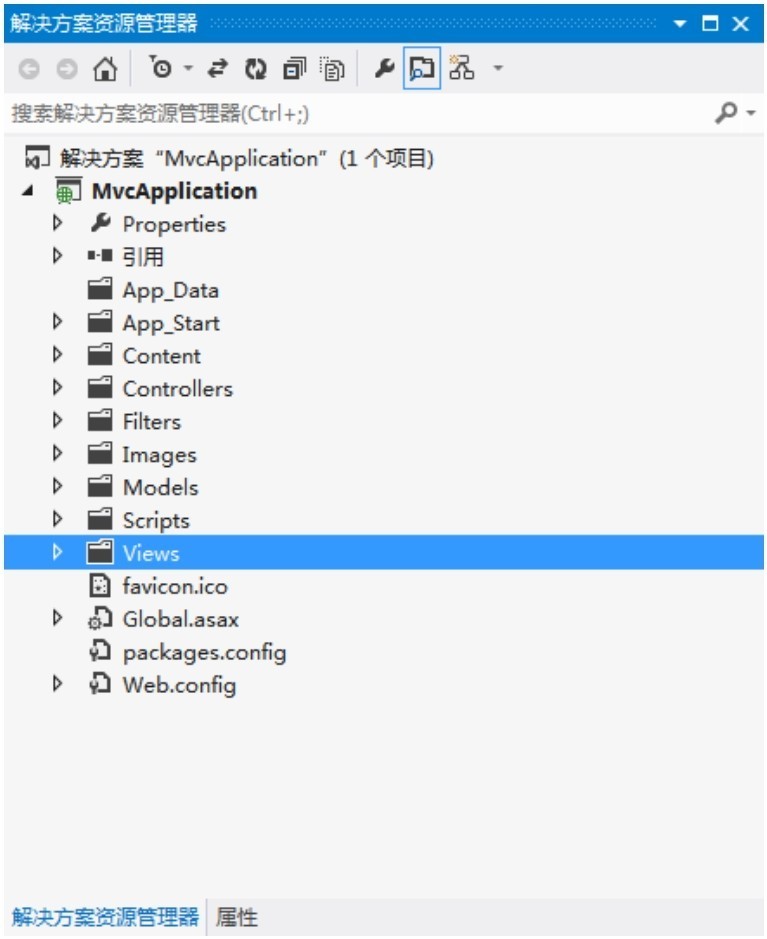 15.3MVC4项目元素详解
