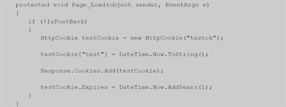 6.4使用Cookie保存会话信息