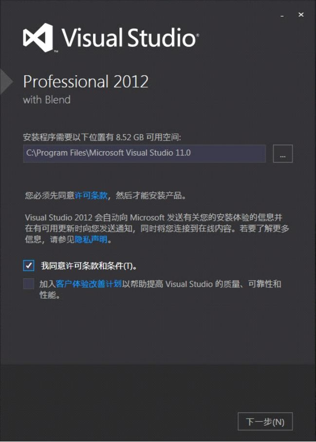2.2配置VisualStudio2012