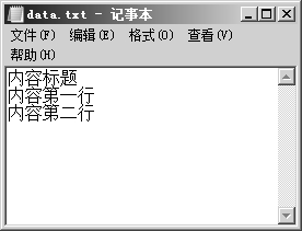6.2.3向文件写入内容