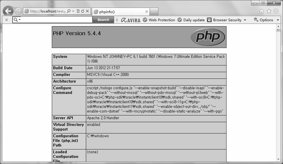 2.2.1安装PHP
