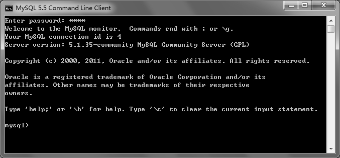 9.2.1MySQL命令行工具