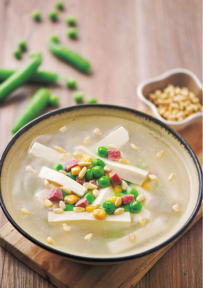 汤汤水水好养人：豌豆豆腐羹