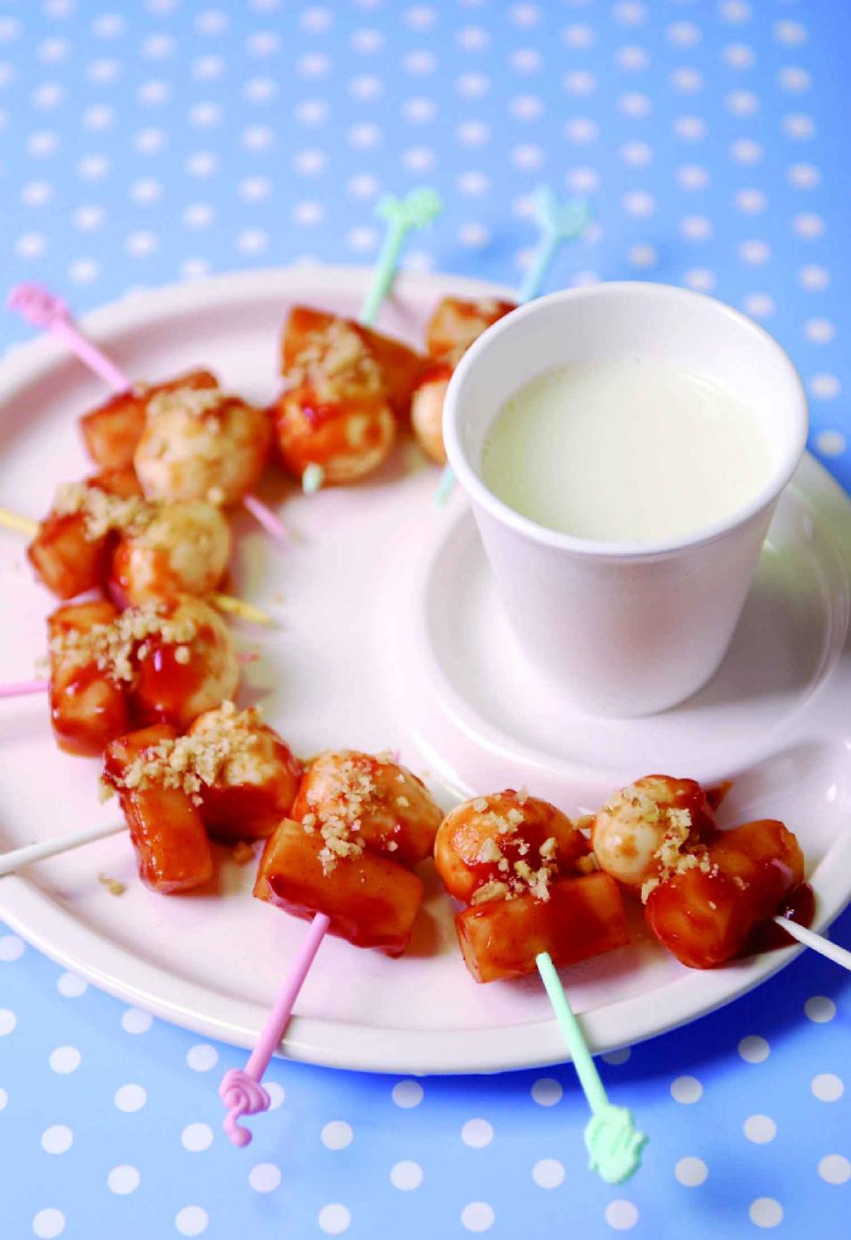 烤箱美味：鹌鹑蛋米条串