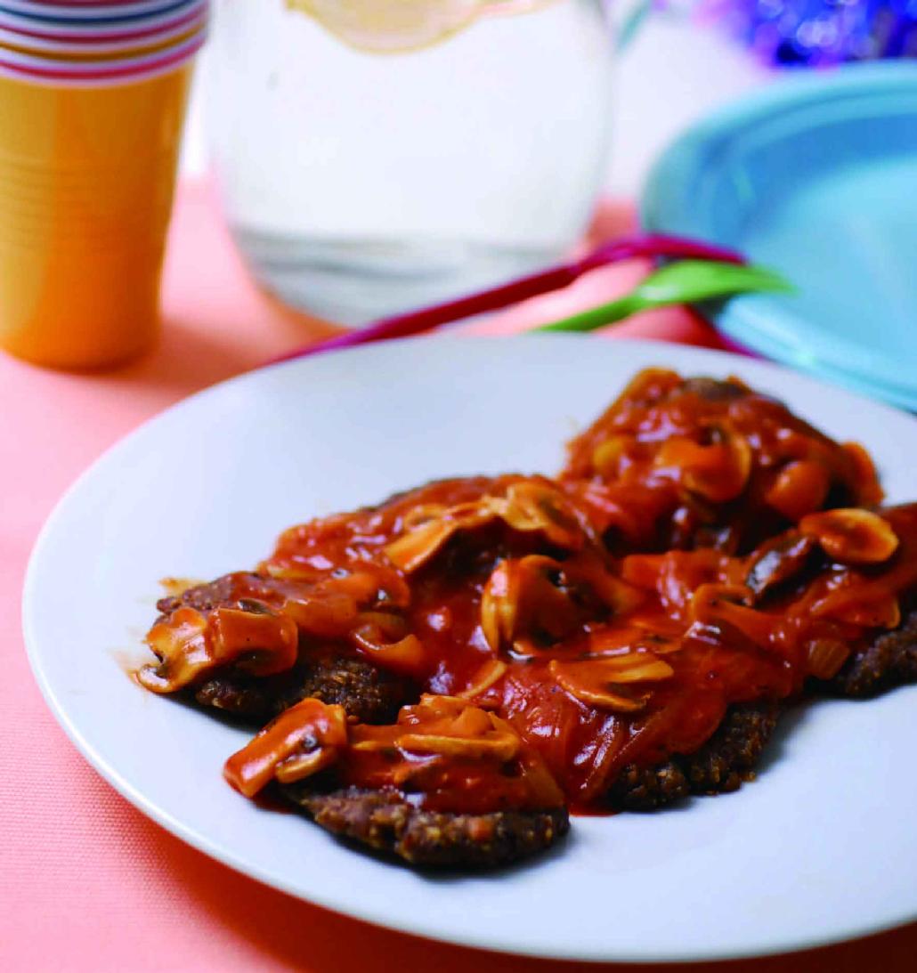 烤箱美味：蘑菇酱肉饼