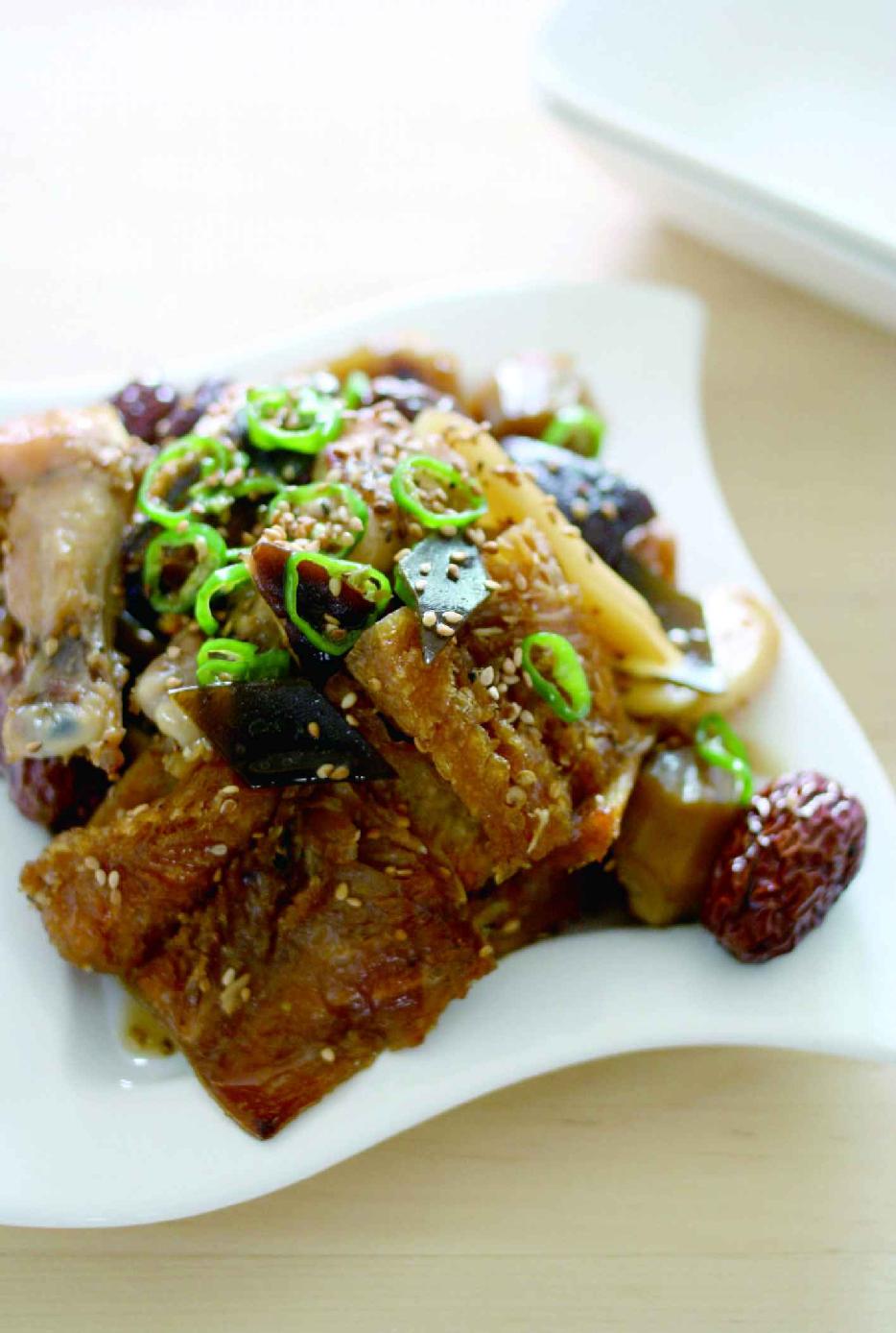 烤箱美味：明太鱼烤鸡肉