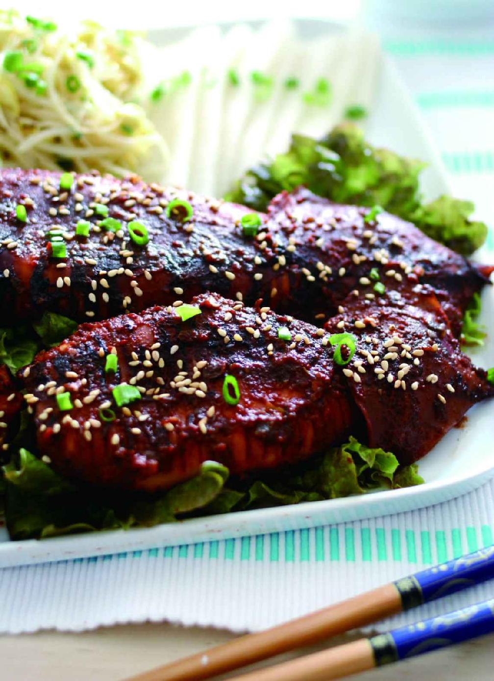 烤箱美味：鱿鱼包饭with红酒