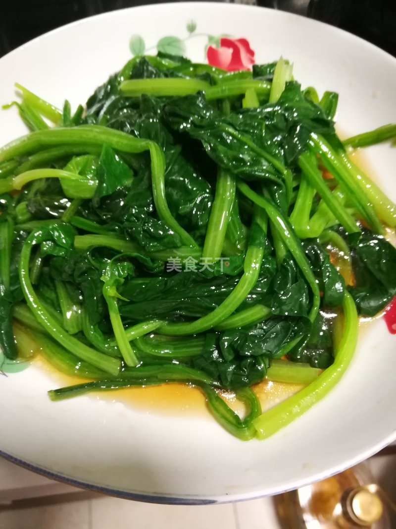 凉拌菠菜
