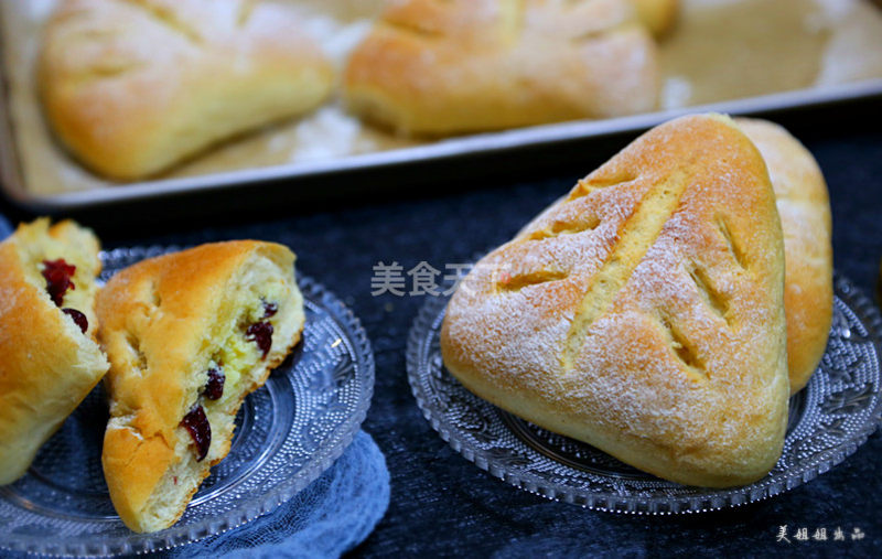 全麦蔓越莓奶酥包