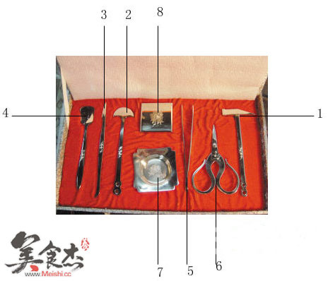贵族的吃蟹工具：蟹八件
