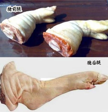 猪脚的认识与选购技巧