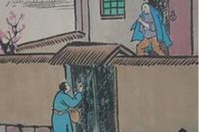 清晨闻叩门